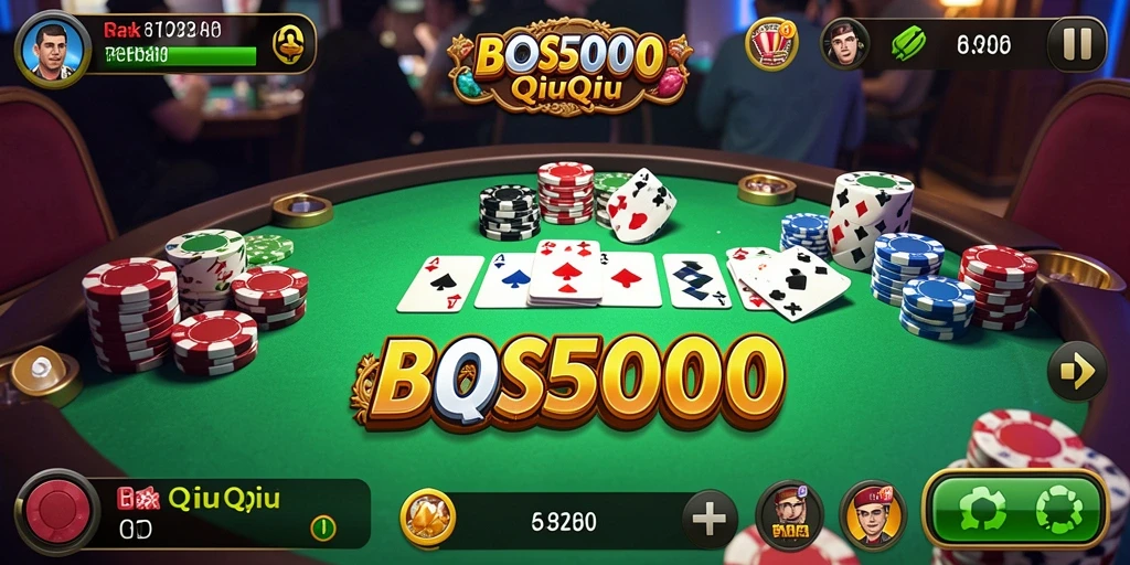 Tampilan gameplay QiuQiu yang menarik dan dinamis.