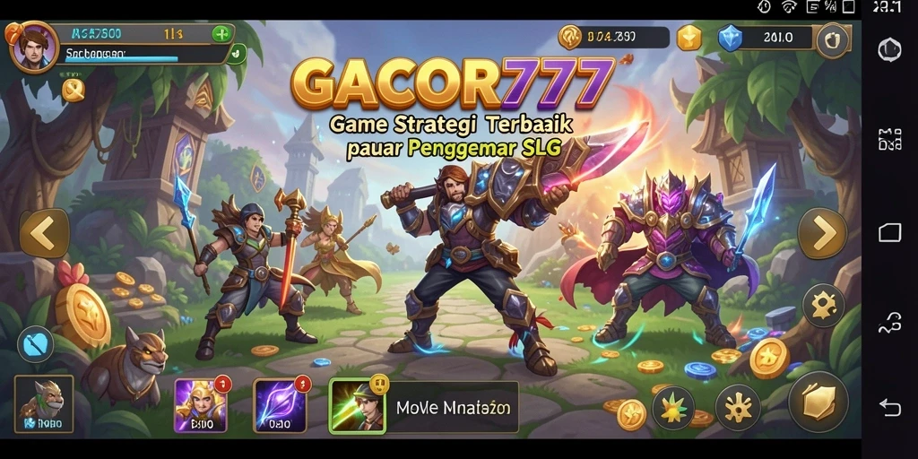 Tangkapan layar GACOR777 menampilkan pertempuran strategis yang mendebarkan.