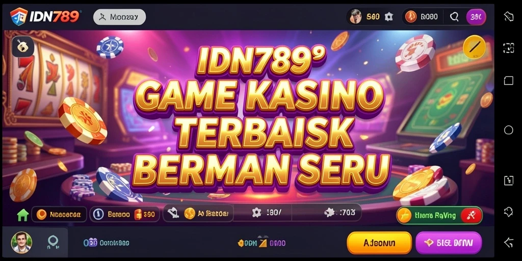 Tampilan menarik dari permainan Kasino yang menantang dan seru.