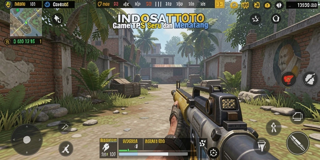 Tampilan gameplay seru dari INDOSATTOTO dengan karakter unik.