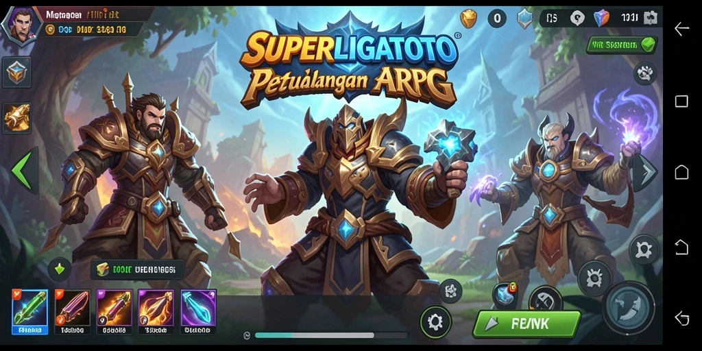 Tampilan menarik dari gameplay SUPERLIGATOTO yang mendebarkan.